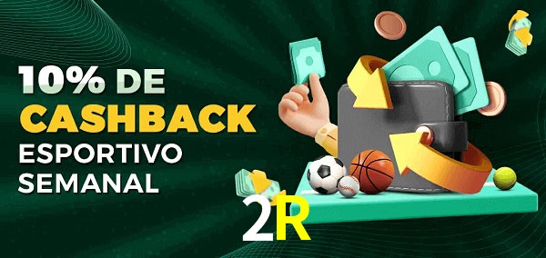 10% de bônus de cashback na 2R